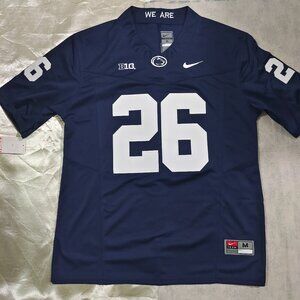 Saquon Barkley Penn State Nike stitched navy blue size M jersey